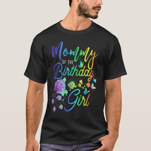おもしろいのママ誕生日のママは女性をママ Tシャツ (正面)