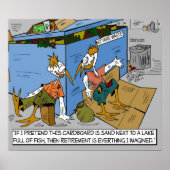 おもしろいのリタイアポスター ポスター (正面)