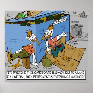 おもしろいのリタイアポスター ポスター
