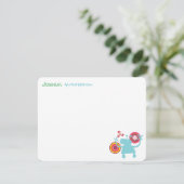 おもしろいのレトロの素晴しいエイリアンは写真のサンキューカードをからかいます サンキューカード (スタンド正面)