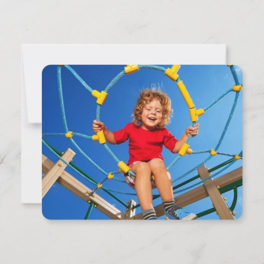 おもしろいのレトロの素晴しいエイリアンは写真のサンキューカードをからかいます サンキューカード (裏面)