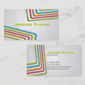 おもしろいのレトロライン-スタイル1 名刺 (正面/裏面)