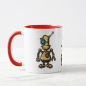 おもしろいのロボットマグ マグカップ (左)