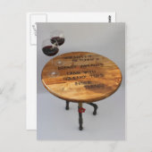 おもしろいのワインと植え付けポストカード! ポストカード (正面/裏面)