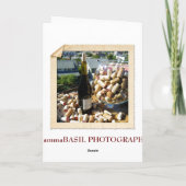 おもしろいのワイン愛好家の挨拶状! カード (裏面)