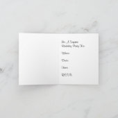 おもしろいのヴィンテージの驚きの誕生会の招待カード 招待状 (内部)