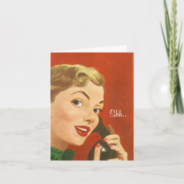 おもしろいのヴィンテージの驚きの誕生会の招待カード 招待状