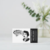 おもしろいのヴィンテージ一見のカイロプラクティックの広告のアポイントメントカード 予約カード (スタンド正面)