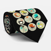 おもしろいのヴィンテージ1950のレトロの家のコラージュのタイ ネクタイ (ロール)