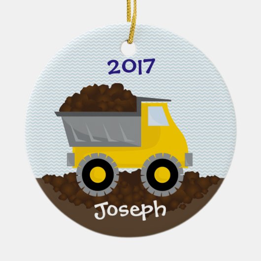 おもしろいの上のDiggin セラミックオーナメント (正面)