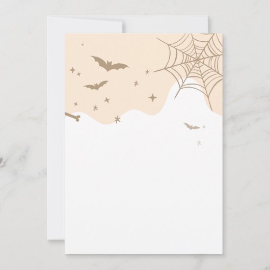 おもしろいの不気味ハローウィンパーティ 招待状 (裏面)