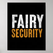 おもしろいの両親の怠惰な簡単衣装妖精セキュリティハロ ポスター (正面)