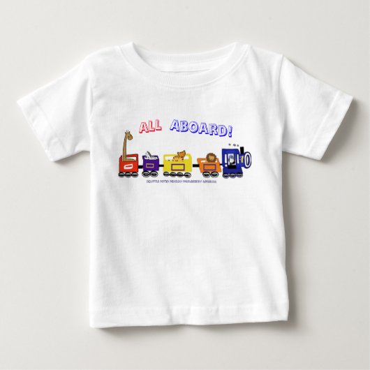 おもしろいの列車のすべて! ベビーTシャツ (正面)