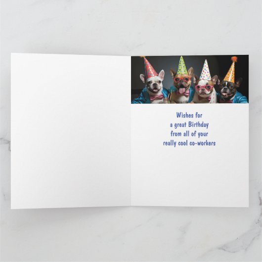 おもしろいの動物ユーモアの誕生日 カード (内部)