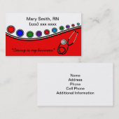 おもしろいの医学の名刺 名刺 (正面/裏面)