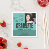 おもしろいの卒業生に関する事実Any Year写真 スタンダードカクテルナプキン (インサイチュ)