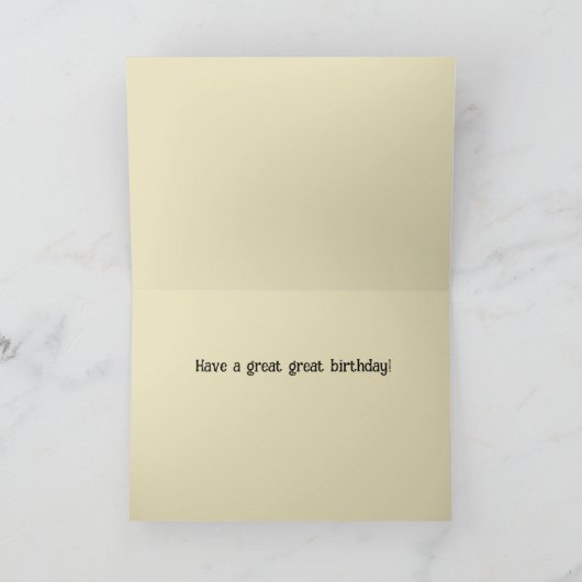 おもしろいの古いトラックのバースデーカーおもしろいド カード (内部)