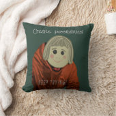 おもしろいの可保能性 クッション (ブランケット)