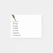 おもしろいの呪いの言葉が私のニーズを満たさない ポストイット (正面)