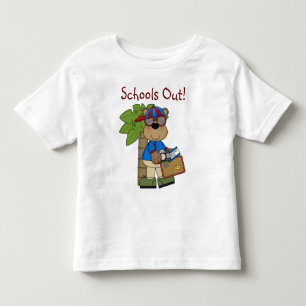 おもしろいの喜劇的なくまは幼児のTシャツに教育します トドラーTシャツ