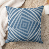 おもしろいの四角いボックス緩和曲線 クッション (ブランケット)