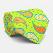 おもしろいの夏のペイズリー ネクタイ (ロール)