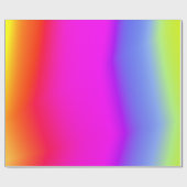 おもしろいの多彩の虹そっくりのパターン ラッピングペーパー (フラット)