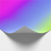 おもしろいの多彩の虹そっくりのパターン ラッピングペーパー (角)