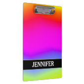 おもしろいの多彩の虹そっくりのパターン; 名前をカスタムする クリップボード (右)