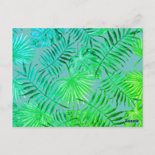 おもしろいの夢想的なビーチ結婚式招待 ポストカード (裏面)