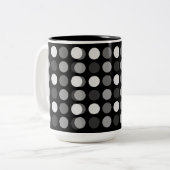 おもしろいの大きい点 ツートーンマグカップ (正面左)