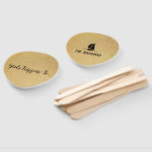 おもしろいの女の子トリピンへ…宛先の金ゴールド ハンドファン (組立なし)