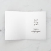 おもしろいの姉さん？バースデー カード (内部)