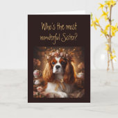 おもしろいの姉さん？バースデー カード (黄色い花)