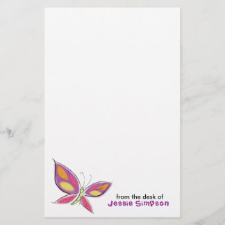 おもしろいの子供のパーソナライズな文房具 便箋