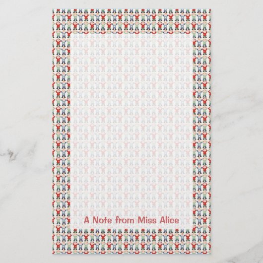 おもしろいの子供の文房具 便箋 (正面)