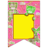 おもしろいの子供の誕生日パーティー バンティングフラッグ (第1の旗)