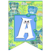 おもしろいの子供の誕生日パーティー バンティングフラッグ (第3の旗)