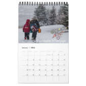 おもしろいの季節的なオーバーレイ |フォトカレンパーソナライズされたダー カレンダー (1月 2026)