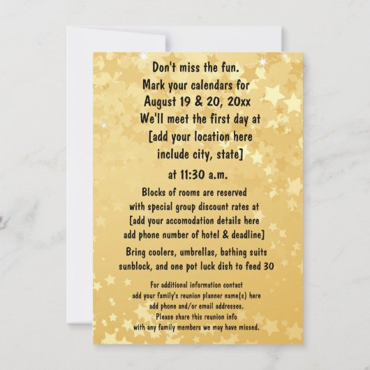 おもしろいの家族会 招待状 (裏面)