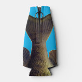 おもしろいの小さな口ベースと名前 ボトルクーラー (裏面)