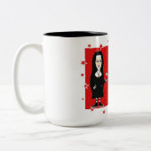 おもしろいの尼僧 コーヒーマグカップ (左)