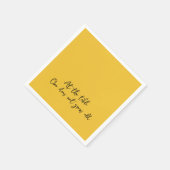 おもしろいの引用文は老けない スタンダードカクテルナプキン (角)