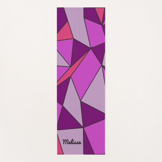 おもしろいの形状と色 ヨガマット (正面)