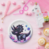 おもしろいの恐竜の赤ちゃんシャワー ペーパープレート (パーティー)