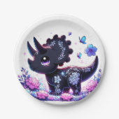 おもしろいの恐竜の赤ちゃんシャワー ペーパープレート (正面)