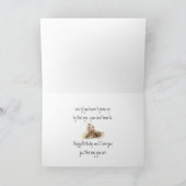 おもしろいの息子「育たない」かわいいシール カード (内部)