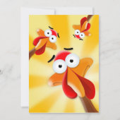 おもしろいの感謝祭のトルコ日の夕食の招待状 招待状 (正面)