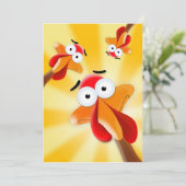 おもしろいの感謝祭のトルコ日の夕食の招待状 招待状 (スタンド正面)