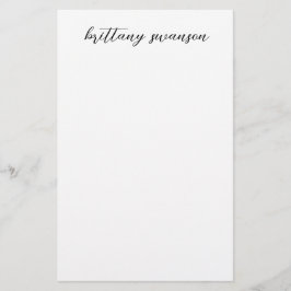 おもしろいの手書スタイル名（白黒） 便箋